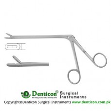 Leminectomy Rongeur Straight - Fenestrated and Serrated Jaws Stainless Steel, 15.5 cm - 6" Bite Size 2 x 12 mm 